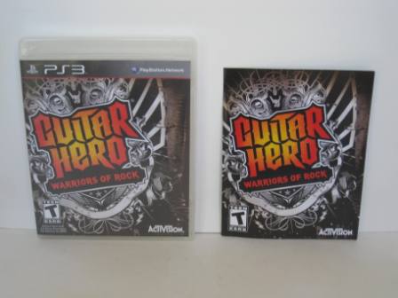 Guitar Hero: Warriors of Rock (CASE & MANUAL ONLY) - PS3